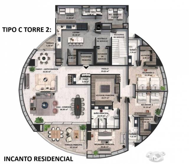 Preventa Departamentos Bosque Real Desarrollo Incanto Residencial