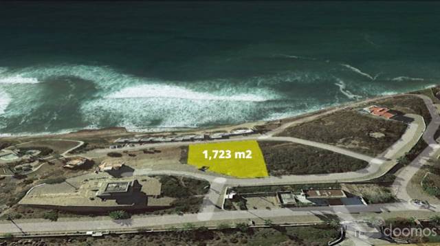 Venta de Terreno frente al mar en Plaza del Mar, Rosarito, 1726m2