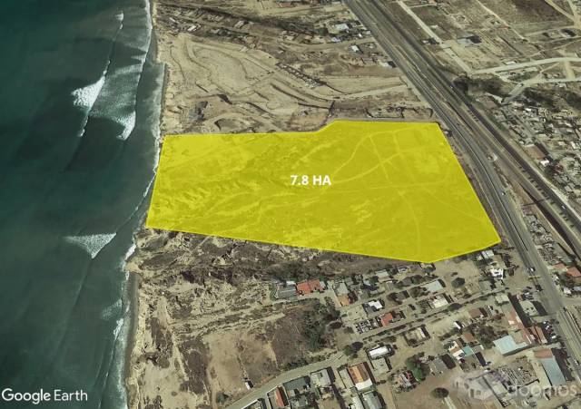 Terreno de 7.8HA en Venta ubicado en Rosarito Centro, P. de Rosarito.