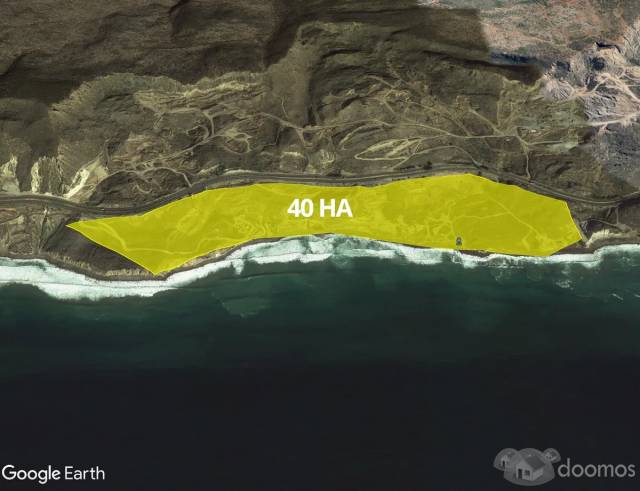 Terreno en Venta frente al mar de 40HA en El Sauzal, Ensenada