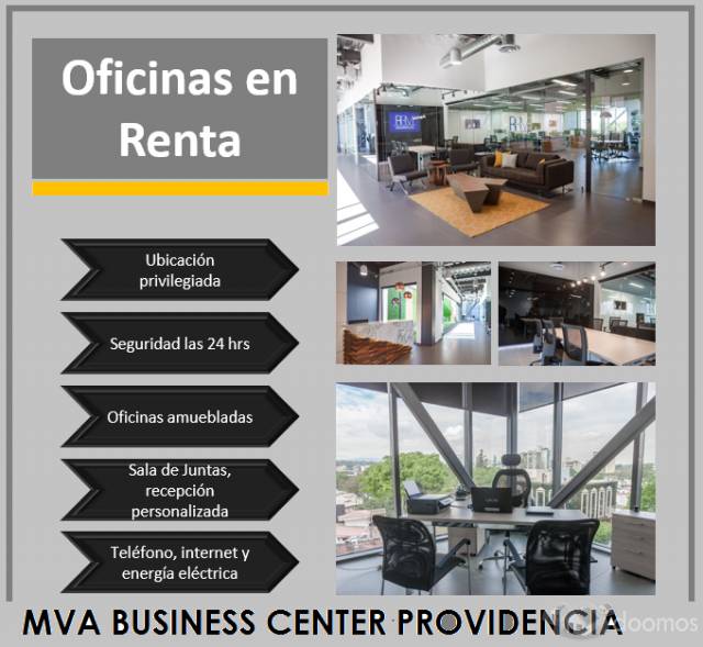 OFICINAS EN RENTA EN LE MEJOR CENTRO DE NEGOCIOS DE LA CIUDAD, MVA CENTER SIEMPRE OFRECIÉNDOTE LO MEJOR