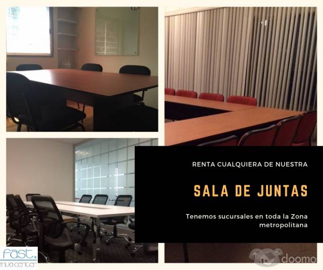 RENTA SALA DE JUNTAS CON LOS MEJORES BENEFICIOS