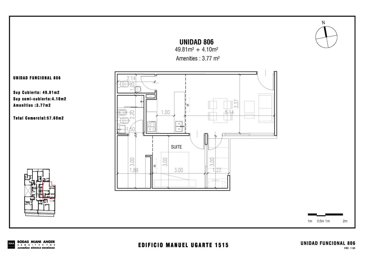 Departamento 2 ambientes  - Belgrano