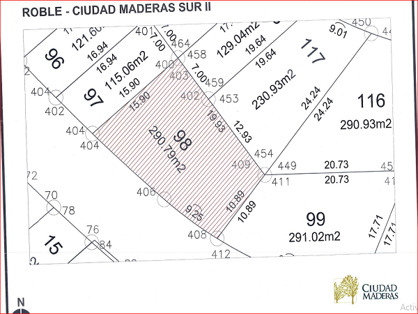 Terrenos en Venta en Ciudad Maderas Sur II