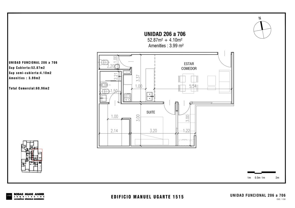 Departamento 2 ambientes  - Belgrano