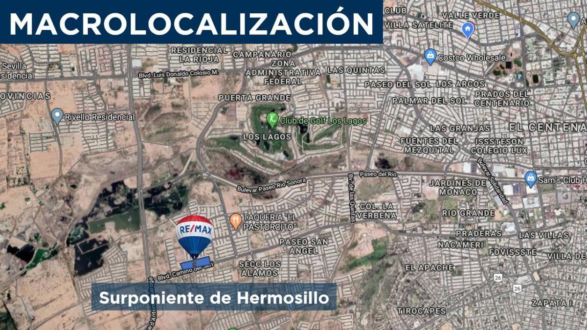 Terreno en venta  en Camino Del Seri, Hermosillo, Sonora.