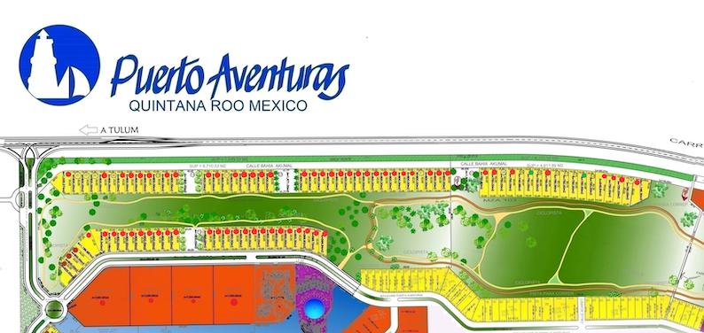 LOTES RESIDENCIALES EN VENTA EN PUERTO AVENTURAS QROO.  LB 214