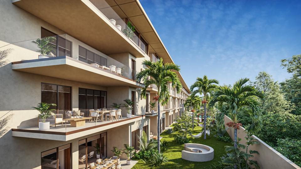 INCREÍBLE OPORTUNIDAD PARA ADQUIRIR TU NUEVO HOGAR  DEPARTAMENTO DE 3 RECÁMARAS EN DESARROLLO CON AMENIDADES DE LUJO  PLAYA DEL CARMEN