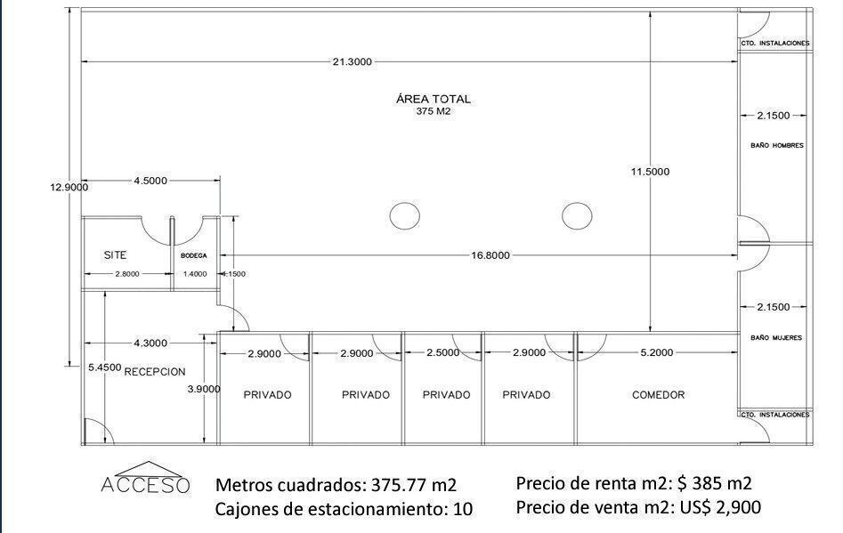 Renta de oficina amueblada en Valle Oriente, San Pedro Garza García.