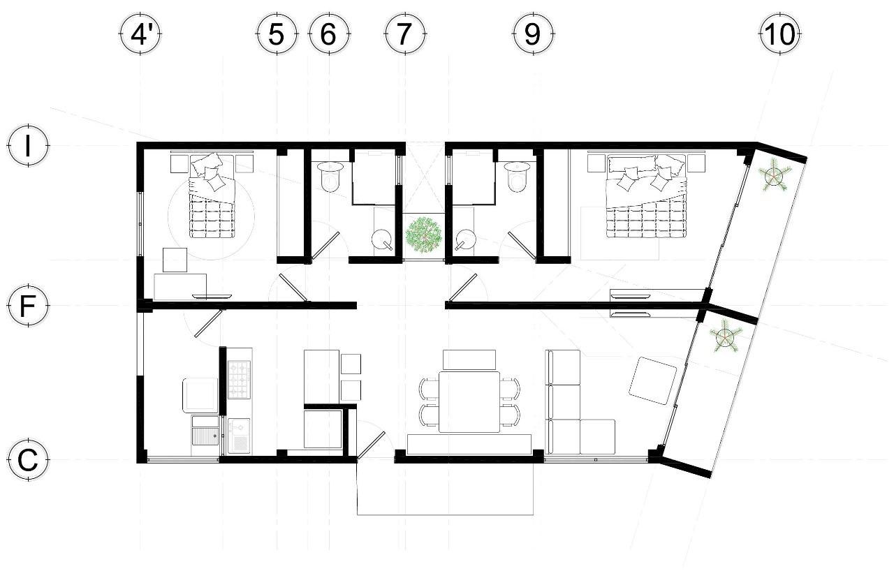 Departamento en Unidad habitacional Sipeh Animas