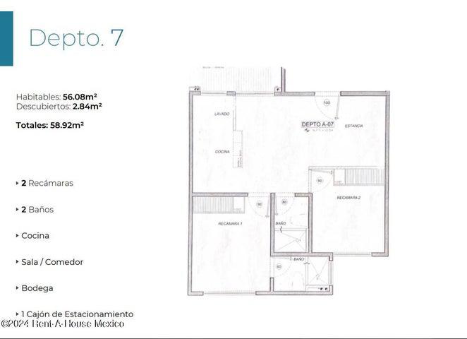 Departamento en Venta en Cuauhtémoc, Atlampa  Gch. 24-3233