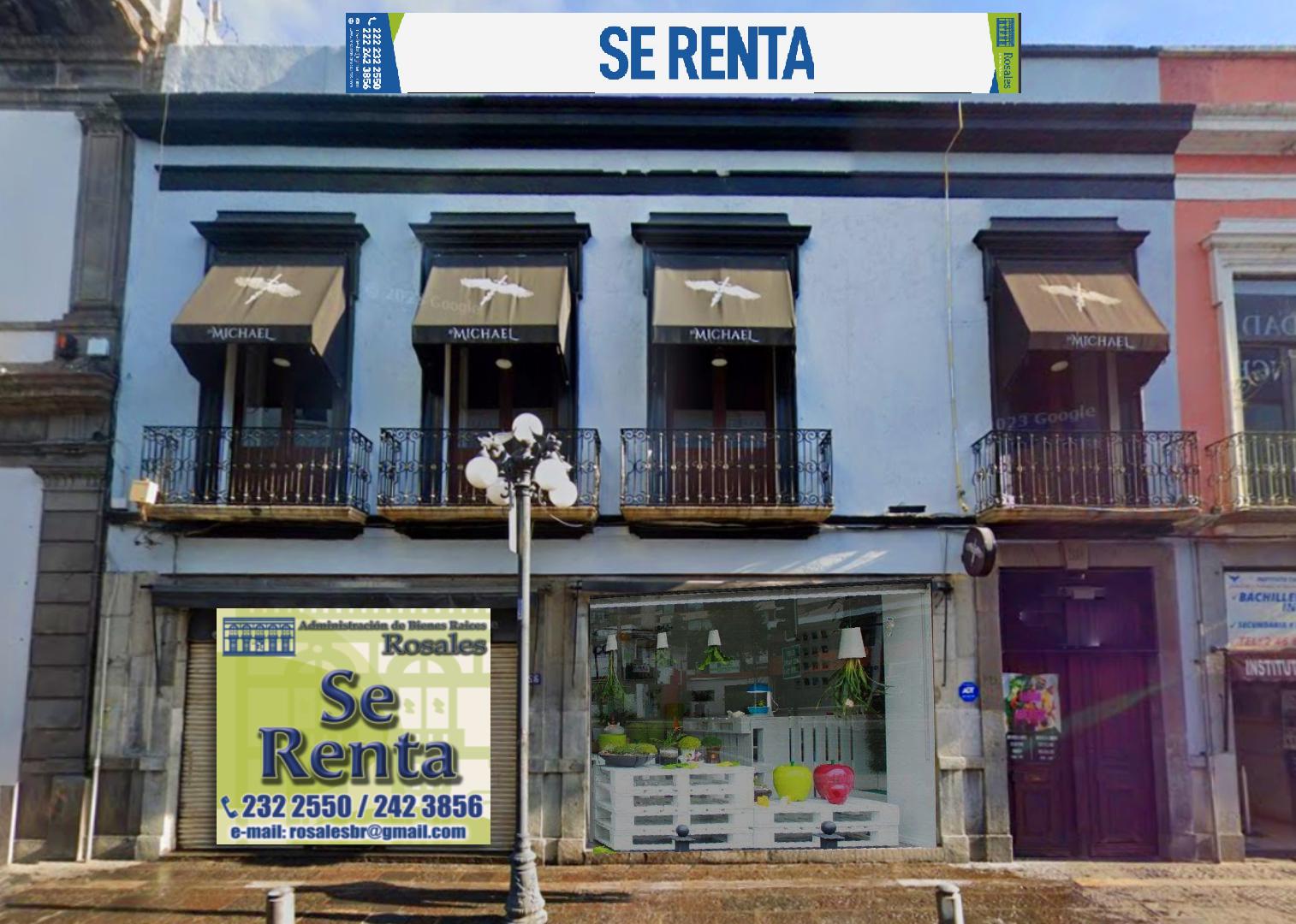 Renta de Local Comercial  en Avenida Reforma 536 Centro, Puebla