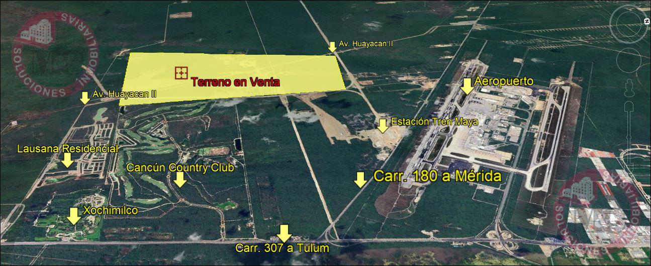 Venta de Terreno en Cancún, Q.R. Uso de suelo Mixto.