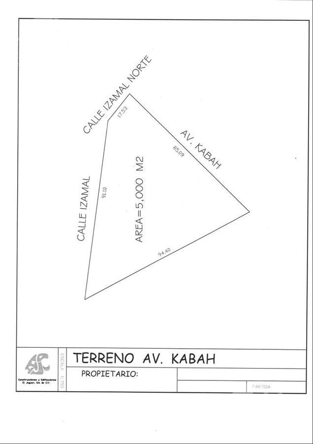 Terreno en  venta en Cancun EMM6892