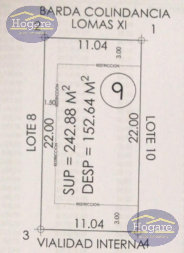 Terreno en  Venta Residencial el Molino V