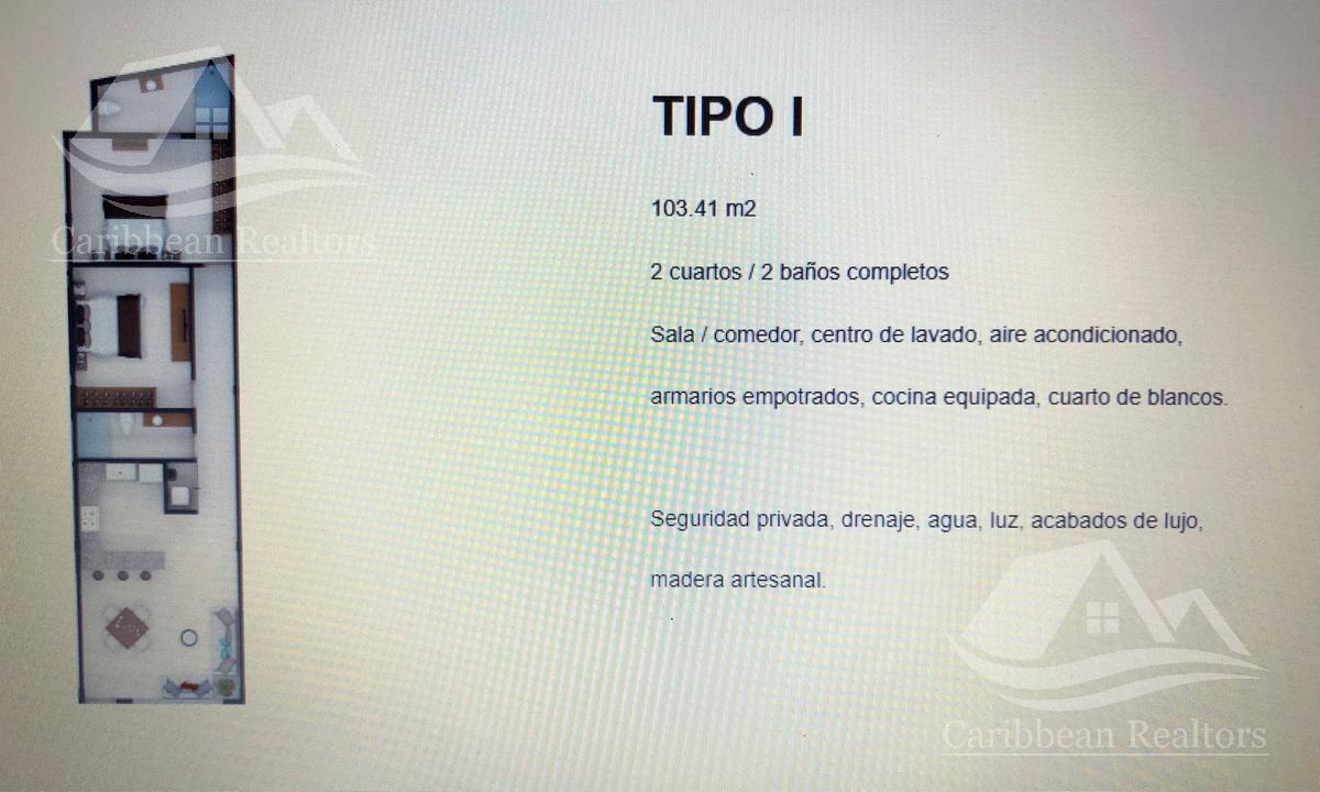 Departamento en Venta en Tulum Riviera Maya Elementus EMM08