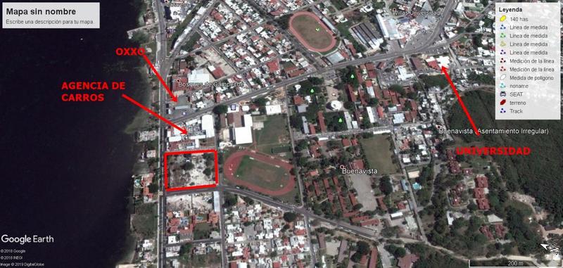 SE VENDE TERRENO EN LA AVENIDA RESURGIMIENTO, CAMPECHE