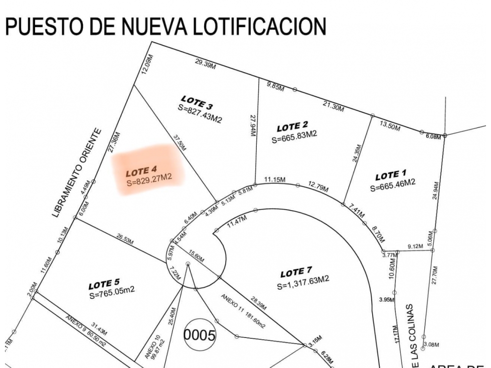 Terreno en Venta Lote 4C Bosque de las Cañadas