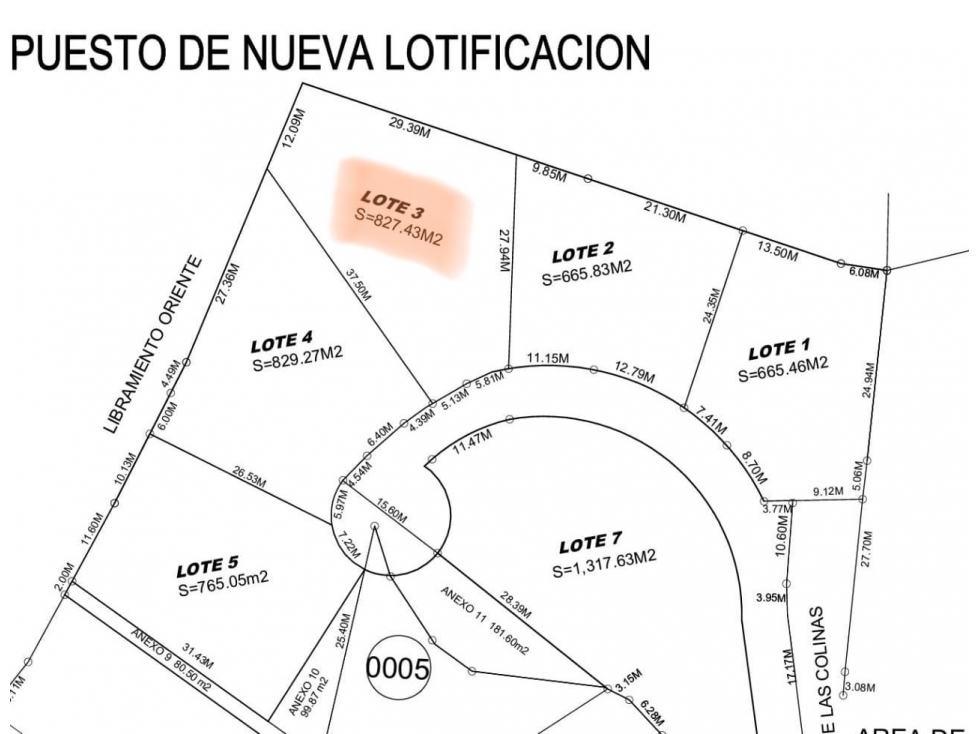 Terreno en Venta Lote 3C Bosque de las Cañadas