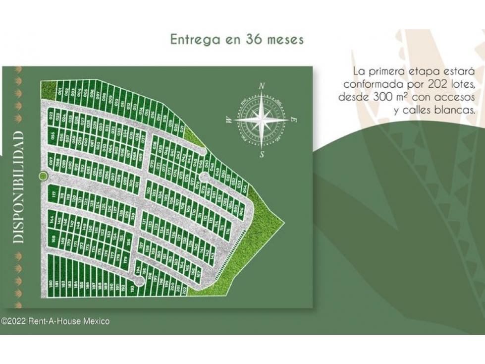 Terreno en venta en Ticul  MC 22-3362