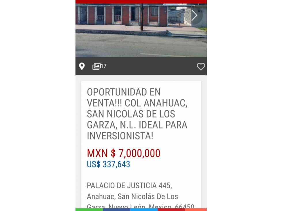 Venta Casa Col Anahuac P de Justicia