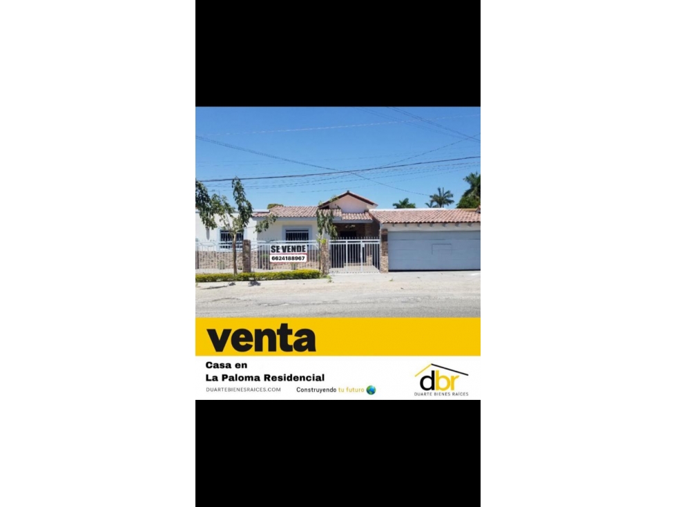 VENTA AL NORTE LA PALOMA RESIDENCIAL!!